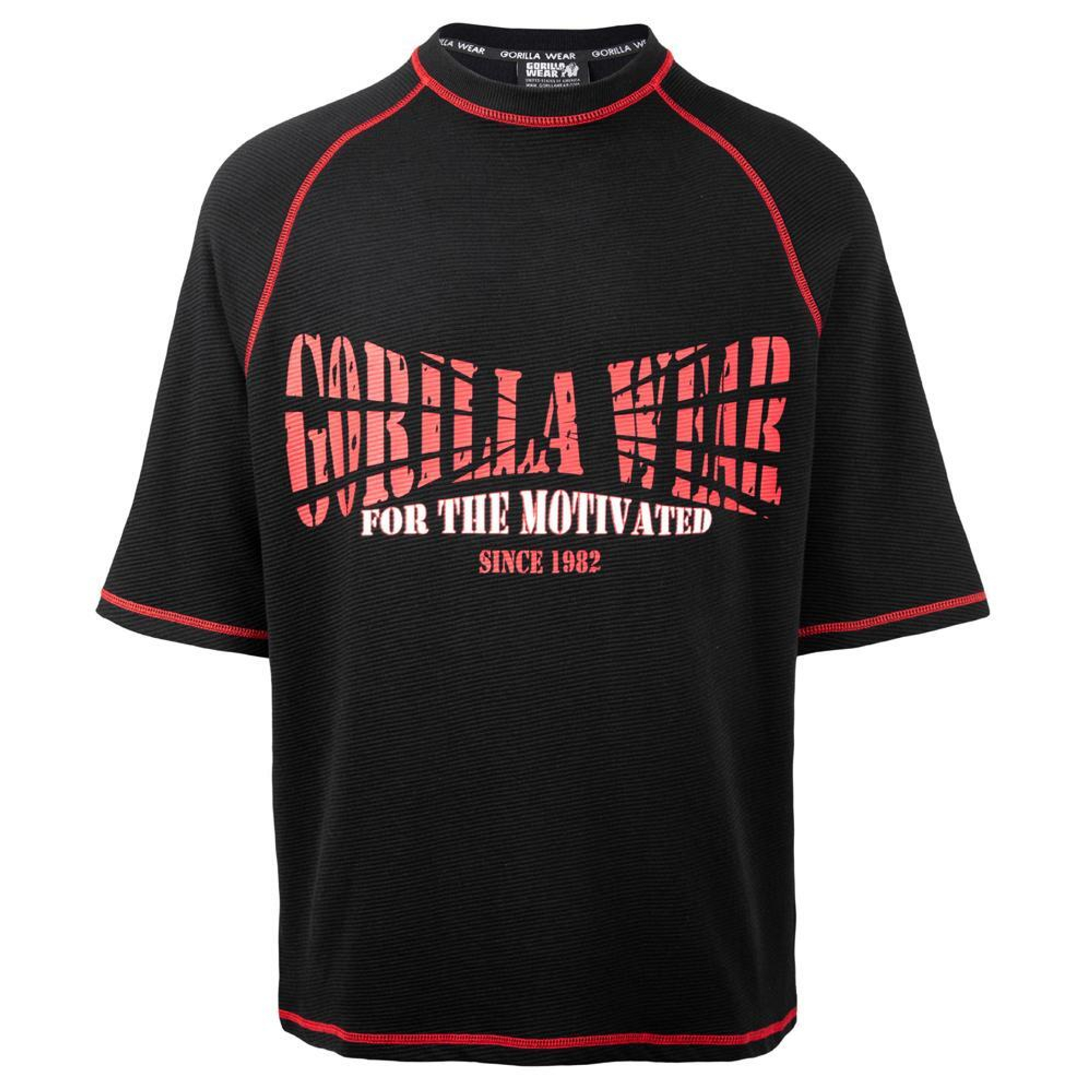 Футболка GORILLA Finley Oversized Black/Red