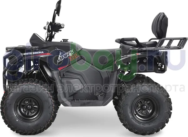 Бензиновый квадроцикл WHITE SIBERIA BARS 320 - Чёрный фото №6