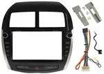 Магнитола для Mitsubishi ASX 2010-2016, Peugeot 4008, Citroen C4 Aircross (рамка с крутилками и кнопками) - Teyes CC3-2K-360 на Android 10, Быстрая, 2K QLED, CarPlay, 4G SIM-слот, 4 камеры в комплекте