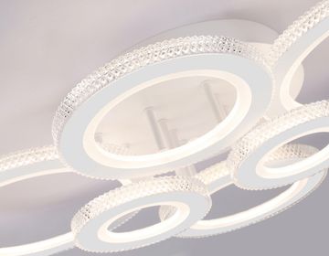 Потолочный светодиодный светильник с пультом 76W 3000K-6400K FA8874/4+2  WH белый Acrylica Original Ambrella