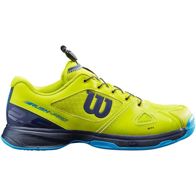 детские Кроссовки теннисные Wilson Rush Pro Junior QL - lime pop/navy blazer/barr reef