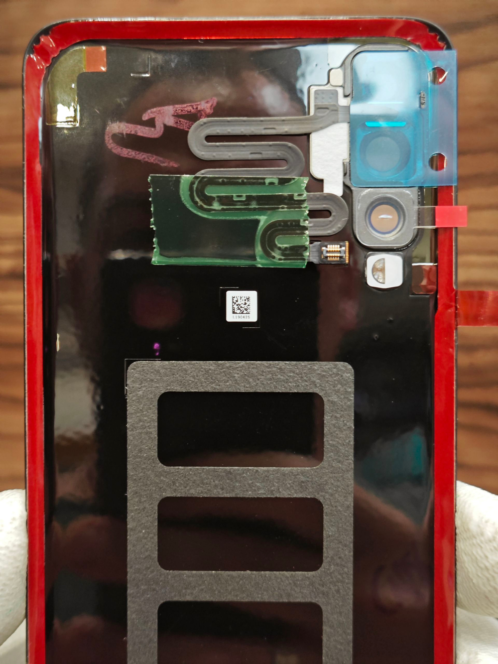 Задняя крышка ORIGINAL для Huawei P20 Pro CLT-L29 - ( заднее стекло ) цвет: Чёрный / Black