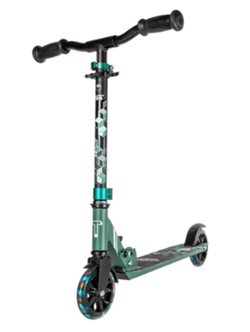 Самокат Тech Тeam COMFORT 125R dark green 1/4 темн.зелёный