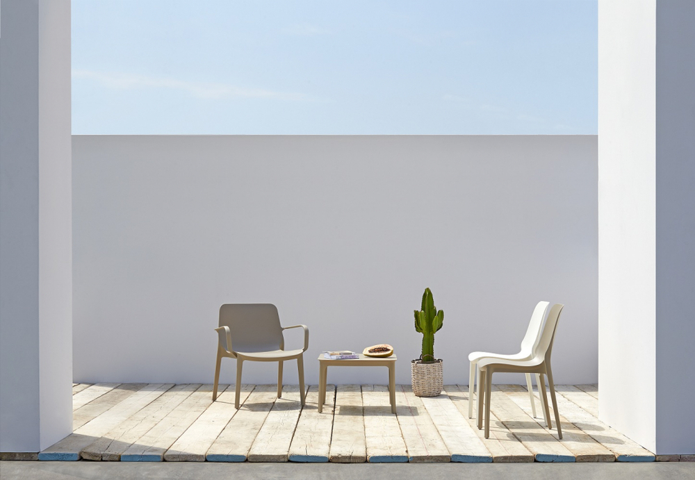 Стул пластиковый Scab Design Ginevra, лен