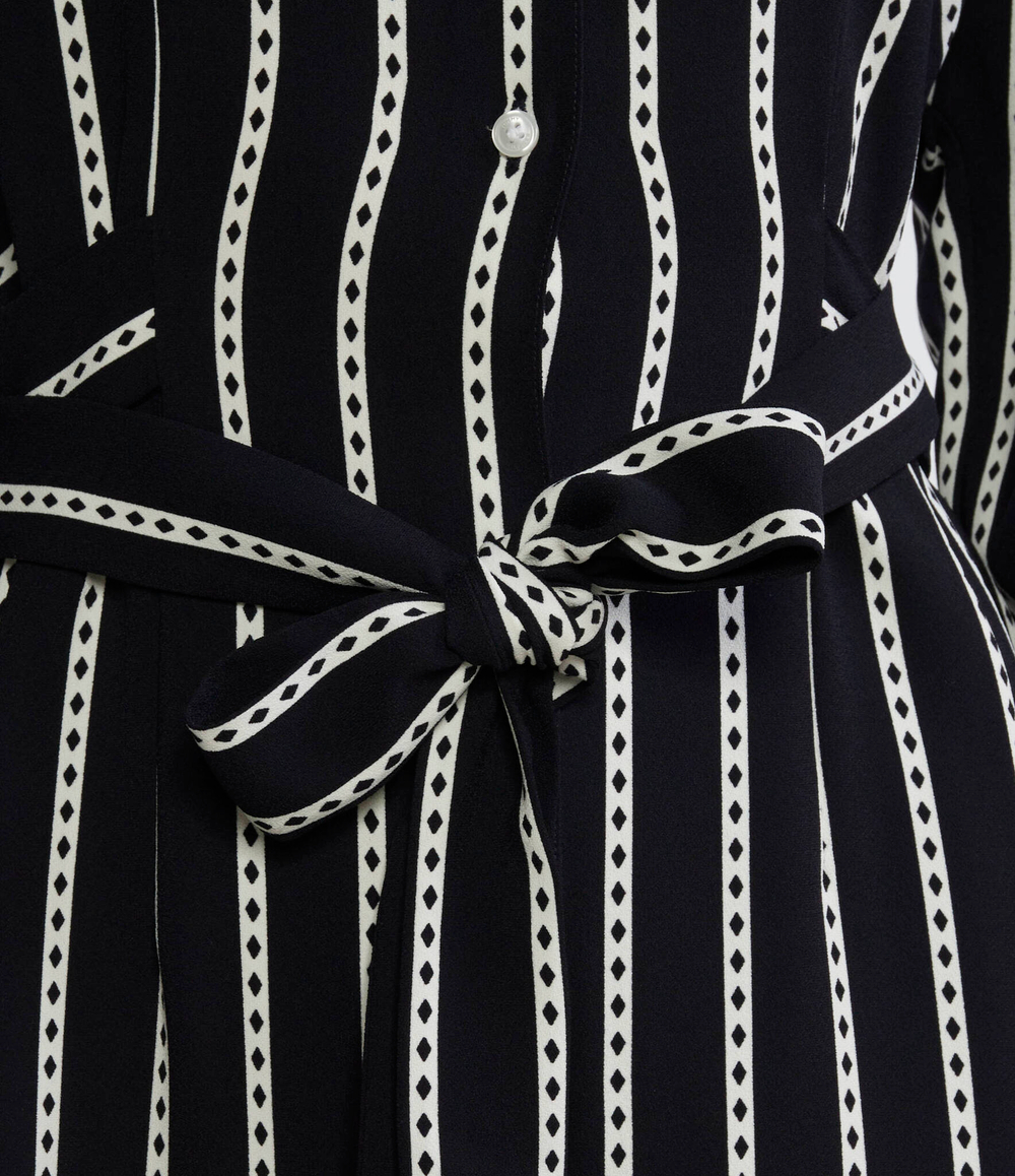 Платье ARGYLE STRIPE Tommy Hilfiger - черный(WW0WW40365)