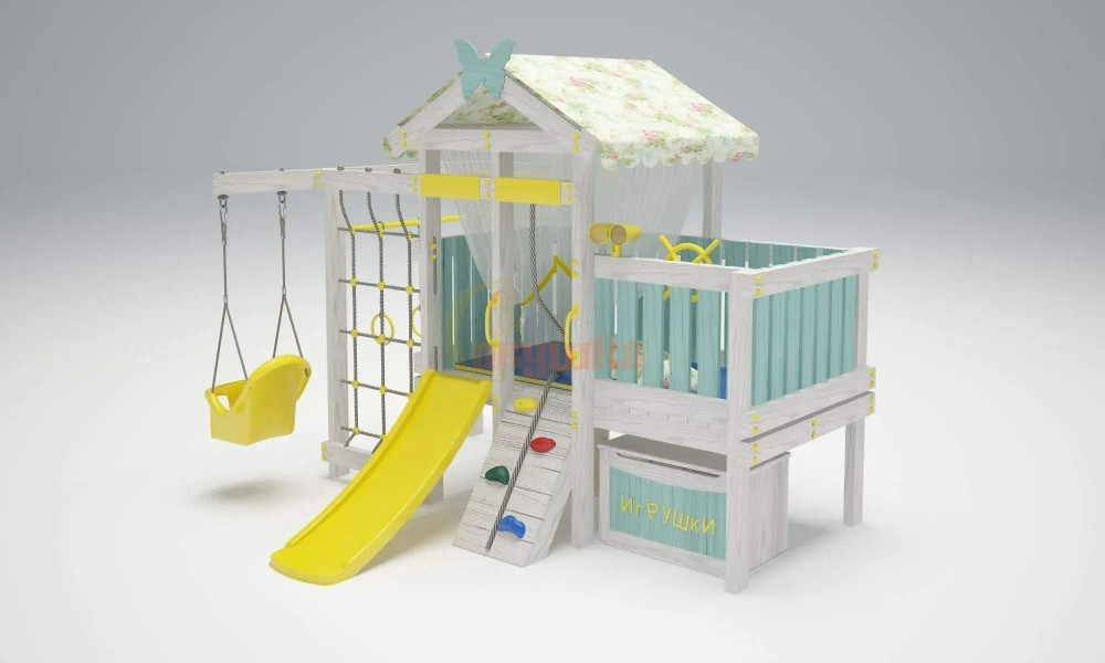 Игровой комплекс из дерева"Baby - 6"