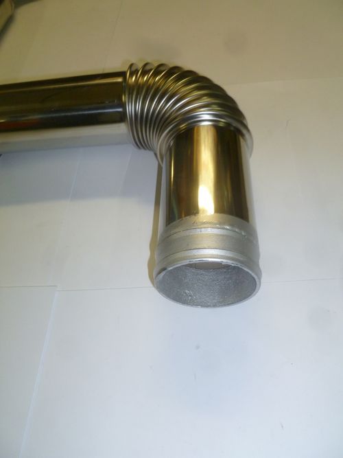 Патрубок стальной турбины и интеркулера радиатора Ricardo R6105BZLDS1; TDK 132 6LT/Intercooler Tube
