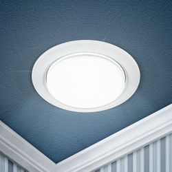 Светильник встраиваемый ЭРА KL70 WH /1 под лампу GX53 белый | Встраиваемые светильники Для ламп GX53