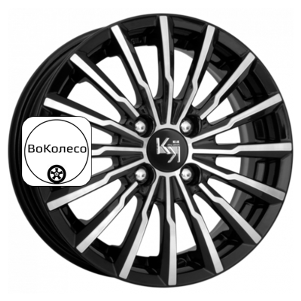 7x17/4x100 ET43 D60,1 Акцент-оригинал (КС562) Алмаз черный K&K