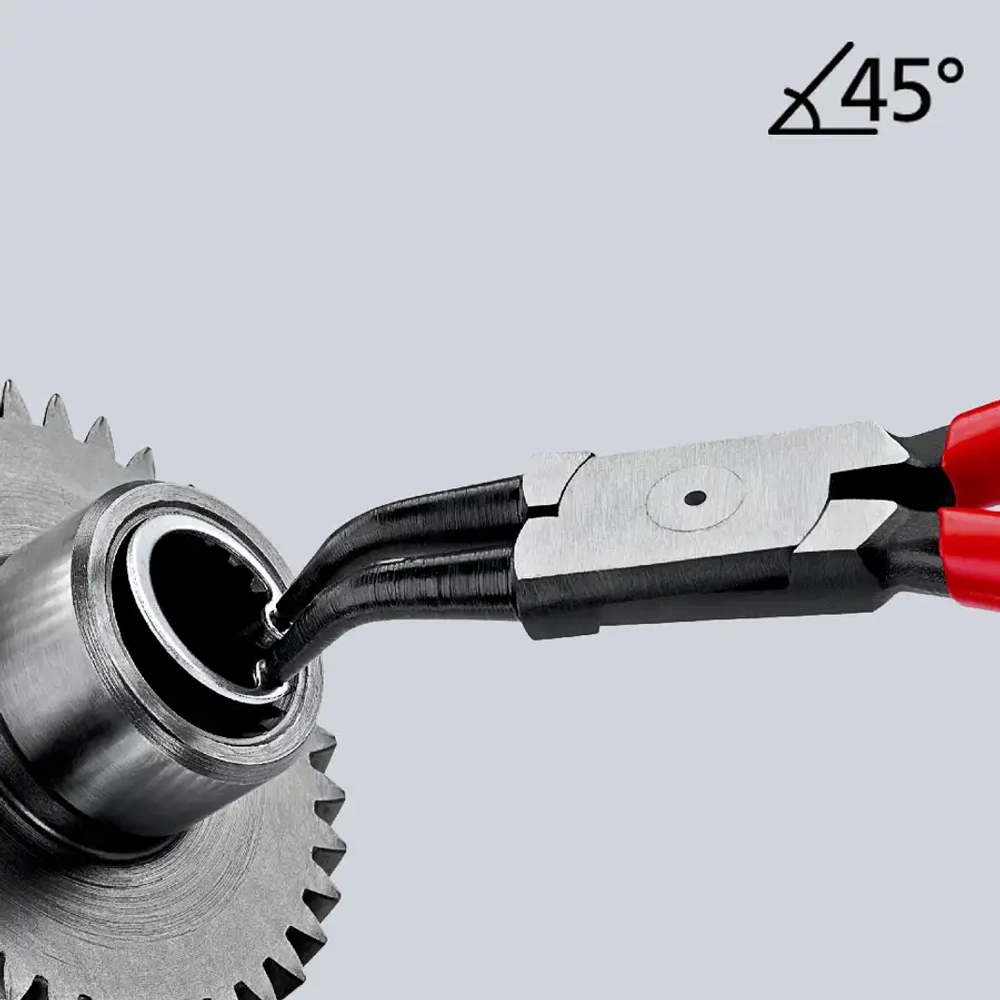 Щипцы для стопорных колец черненые 180 мм Knipex 44 31 J22