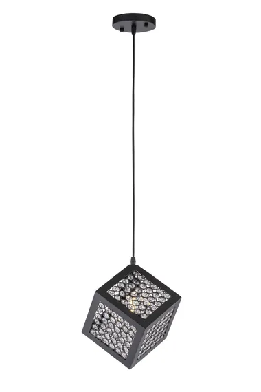 Светильник подвесной Rilon 5784/1H BK, 40 Вт, чёрный
