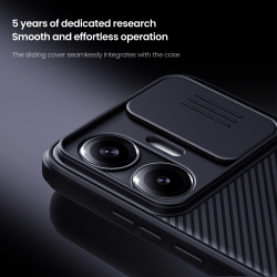 Усиленный защитный чехол с защитной шторкой для камеры от Nillkin на Xiaomi Poco F7, серия CamShield Pro Case