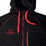 Куртка флисовая Alaskan BlackWater черная  XL с капюшоном