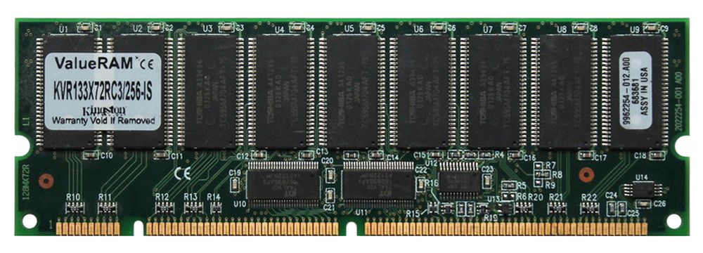 Оперативная память Kingston ValueRAM 128MB PC133 ECC KVR133X72RC3/256
