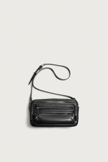 ZARA МЯГКАЯ СУМКА, ЧЕРНЫЙ