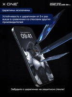 Сапфировое стекло iPhone 14/13/13 Pro X-ONE Sapphire Series 9H+ / противоударное