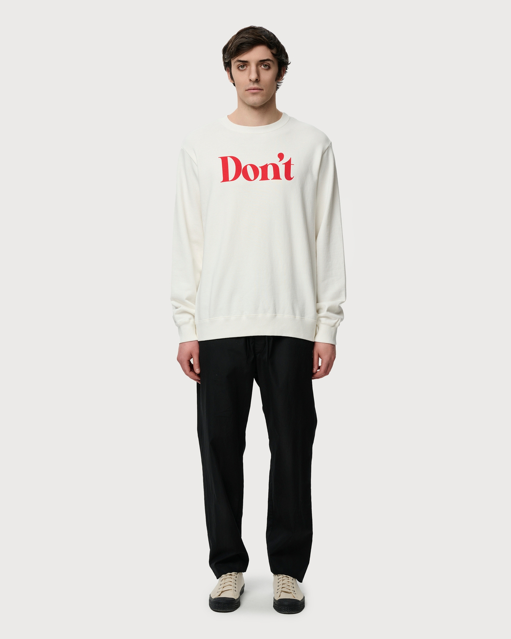 UNDERCOVER СВИТШОТ БЕЛЫЙ DON'T