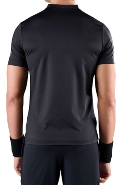 Мужское теннисное поло Hydrogen Tech Serafino Man - black