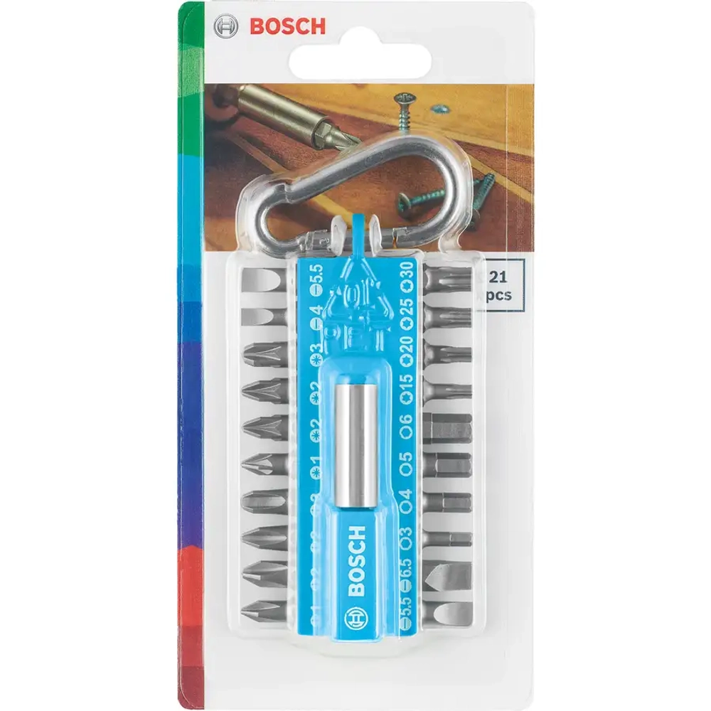 Набор бит с держателем и карабином BOSCH 2607002822