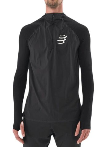 Мужская теннисная футболка теннисная Hurricane Windproof Seamless HZ Top - черный