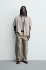 РУБАШКА RELAXED FIT В КЛЕТКУ С ВЫШИВКОЙ — ZARA · 7446/310