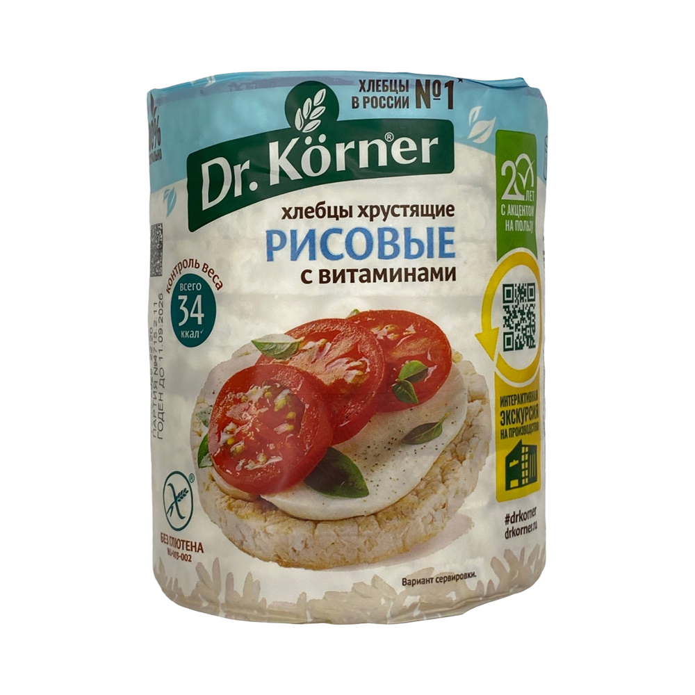 Хлебцы "Dr Korner" рисовые 90г