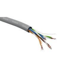 Кабель витая пара Intro I-U4PVC-A-305 для интернета U/UTP 4x2x24 AWG 5e CCA PVC 305 м | Intro