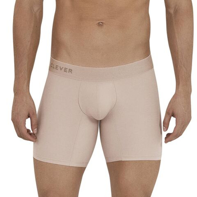 Бежевые удлиненные трусы-боксеры Natura Long Boxer (Размер: L) (Цвет: бежевый)