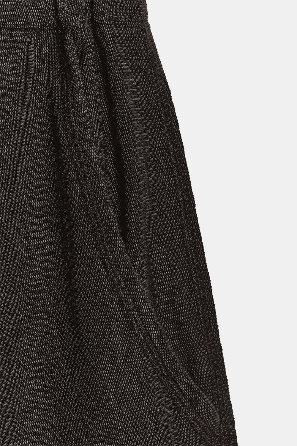 ZARA ОБЪЕМНЫЕ БРЮКИ С КАРМАНАМИ, СЕРО-КОРИЧНЕВЫЙ