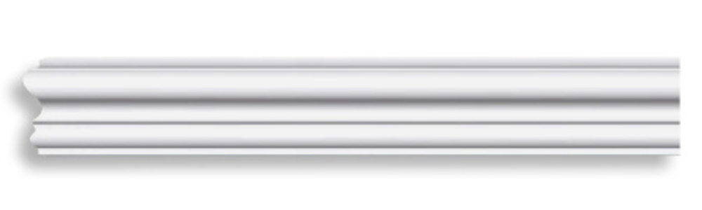 Молдинг гладкий Decomaster 97803F гибкий 40х16х2400мм