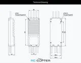 ESC регулятор мотора T-Motor V80A 6-14S PWM/CAN
