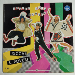 Винтажная виниловая пластинка LP Ricchi and Poveri Voulez Vous Danser (Italy 1983) Cosa Sei