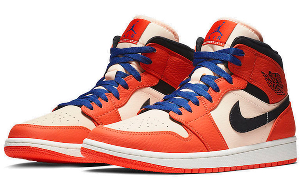 Jordan 1 Mid 'Team Orange Black'