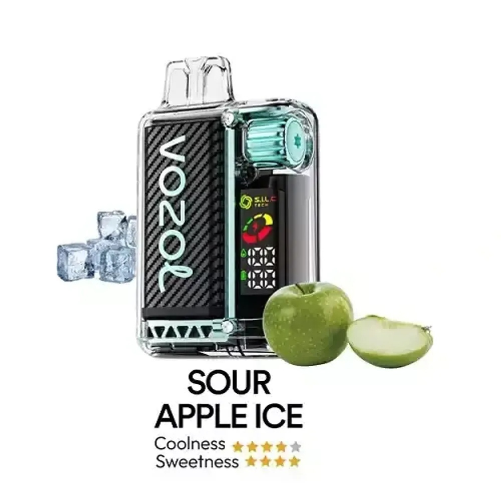 Vozol Vista Кислое яблоко лёд 20000 затяжек 20мг (2%)