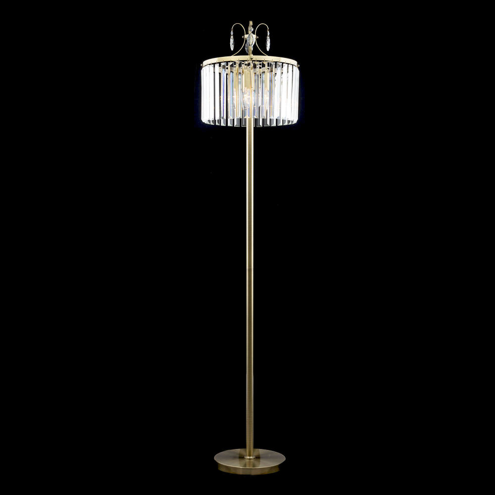 Citilux Инга CL335943 Торшер хрустальный Бронза