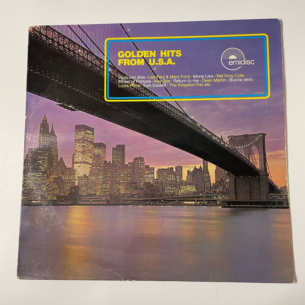 Винтажная виниловая пластинка LP Сборник Artists Golden Hits From USA (Нидерланды 1971)