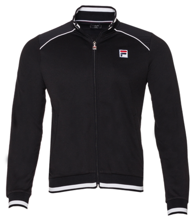 Мужская теннисная кофта Fila Jacket Spike M - black
