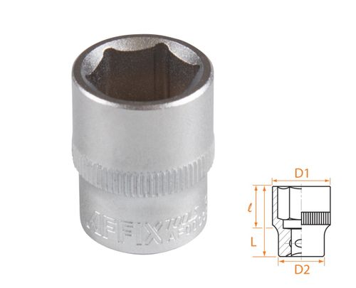 AFFIX (AF00030015) Головка торцевая стандартная шестигранная 3/8", 15 мм
