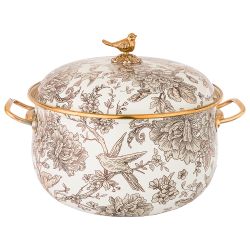 КАСТРЮЛЯ ЭМАЛИРОВАННАЯ LEFARD С КРЫШКОЙ 4,8Л, ДИА.22СМ ПОДХОДИТ ДЛЯ ИНДУКЦИОН.ПЛ