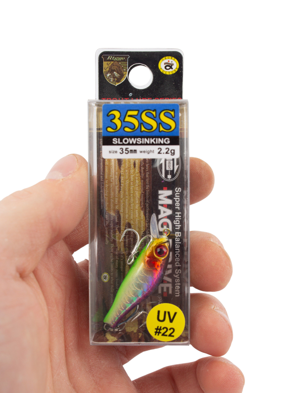 Воблер Минноу Rigge 35SS 35 мм 2.2 г цвет #22