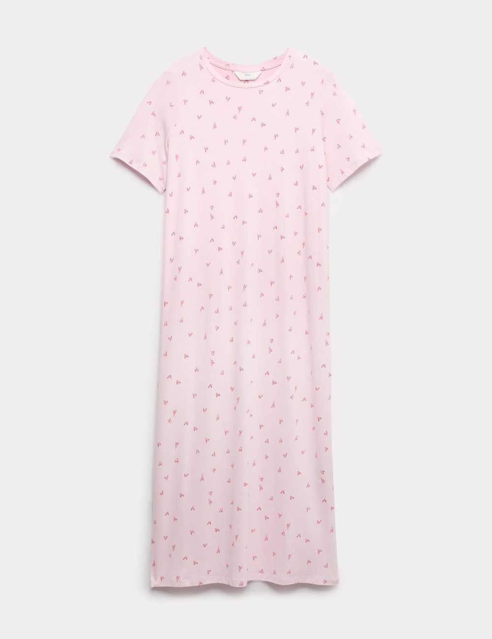 Ночная рубашка с принтом из смеси хлопка и Modal - Marks & Spencer
