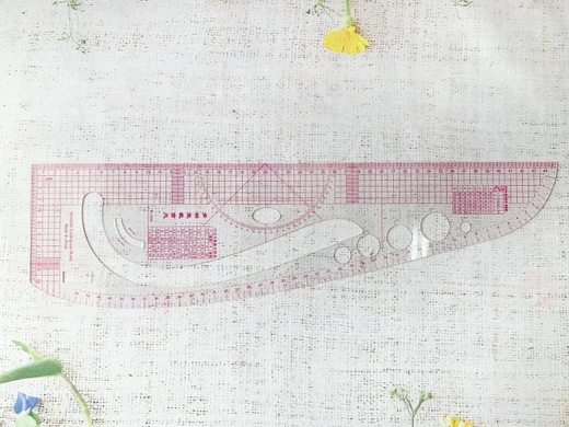 Лекало портновское, р. 45х12,5 см