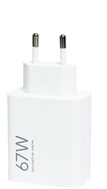 Сетевое зарядное устройство Xiaomi MI 1USB 67W MDY-12E-EF тех.пак белое