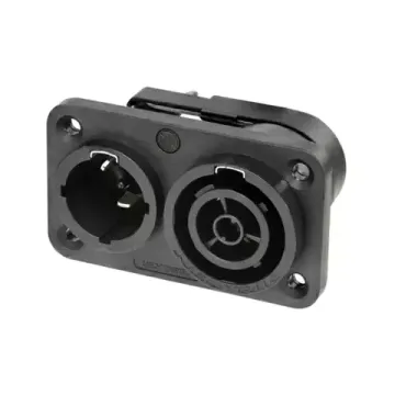Neutrik NAC3PX-TOP панельный разъем PowerCon TRUE1, штекер/гнездо, 16A/250В