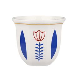 Чашка 250 мл кофейная без ручки Flower Barista d 9,1 см h8,4 см P.L. Barbossa [1]