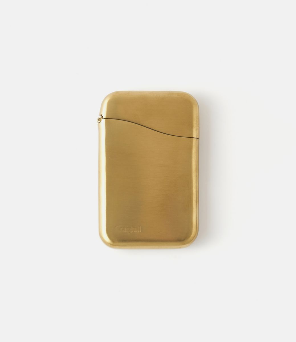 Craighill Summit Brass — картхолдер из стали с латунным покрытием
