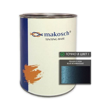 Автоэмаль makosch/PEUGEOT KGN, Базовая эмаль, синий, перламутр, 800мл.