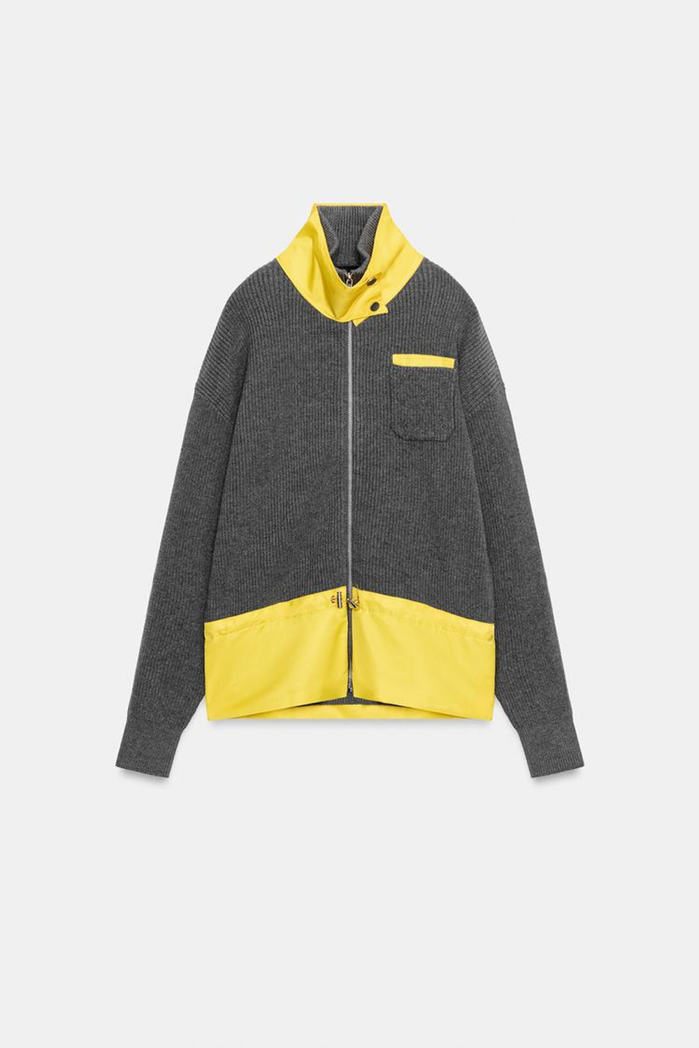 ZARA КОМБИНИРОВАННЫЙ КАРДИГАН, РАЗНОЦВЕТНЫЙ
