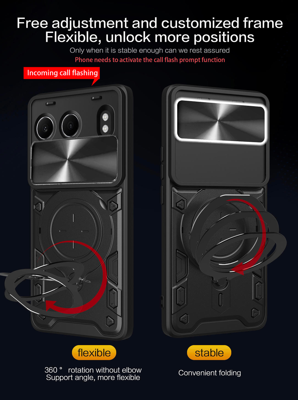 Чехол с кольцом Big Ring Case для OnePlus Nord 4 5G