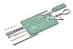 Швейцарская карта Victorinox SwissCard Classic Fresh Energy  (0.7145.T) бирюзовый полупрозрачный коробка подарочная